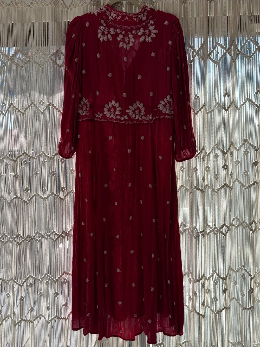 Free People Embroidered Fable Midi Dress - Picture 4 of 4